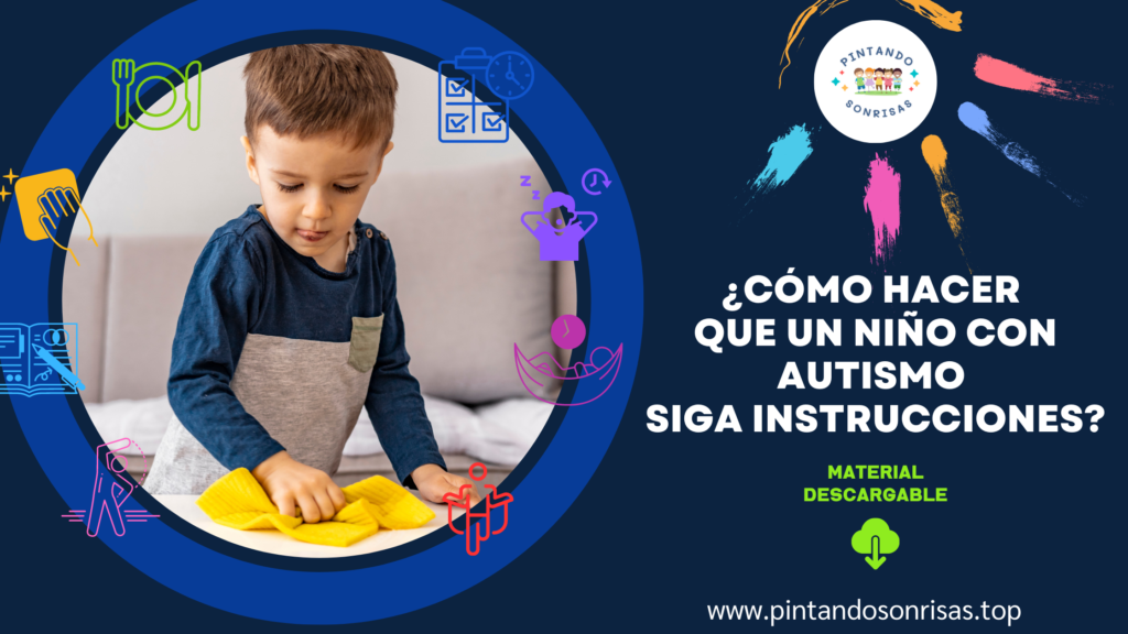 ¿Cómo hacer que un niño con autismo siga instrucciones?