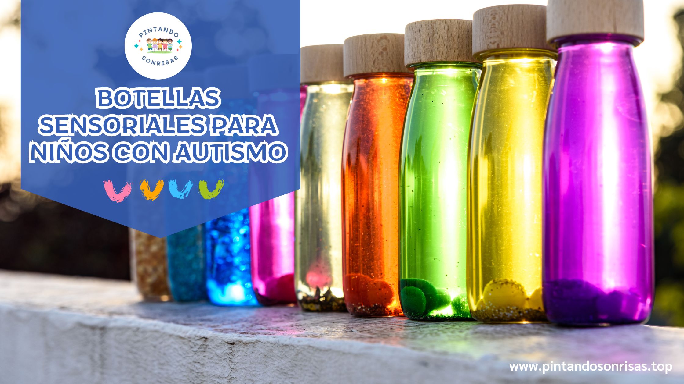 En este momento estás viendo Botellas Sensoriales para Niños con Autismo