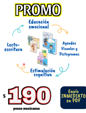 Promoción 4 Paquetes | Actividades para niños con Autismo